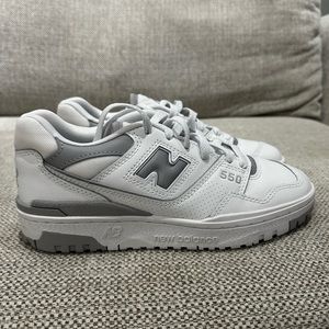 New balance 550’s white/raincloud